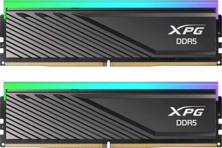 Pamięć ADATA XPG Lancer Blade RGB, DDR5, 16 GB, 5600MHz, CL46 (AX5U5600C468G-DTLABRBK)