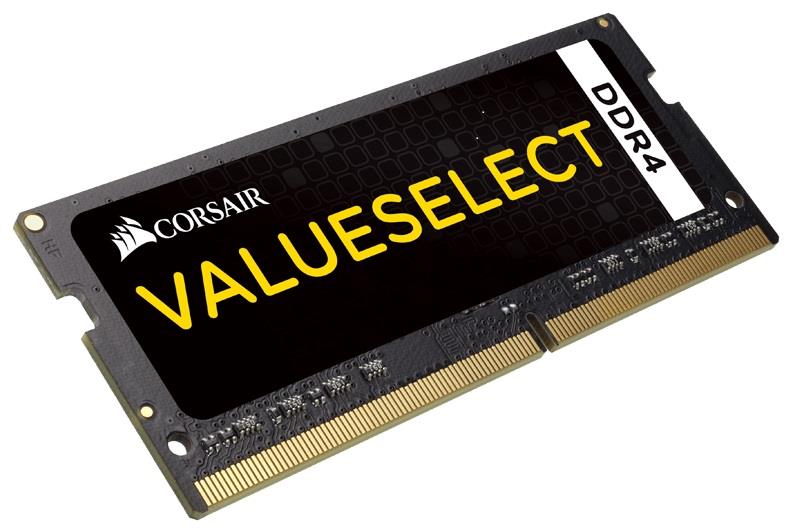Pamięć do laptopa Corsair Value Select, SODIMM, DDR4, 8 GB, 2133 MHz, CL15 (CMSO8GX4M1A2133C15)