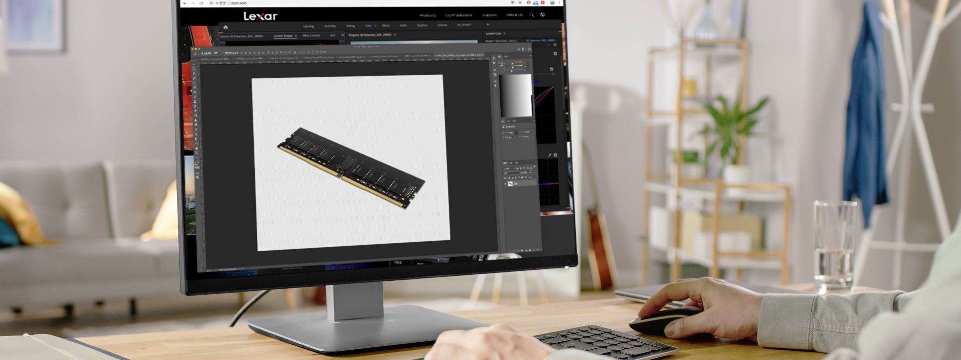 Pamięć Lexar DDR4, 8 GB, 3200MHz, CL22 (LD4U08G32C22ST-BGS)