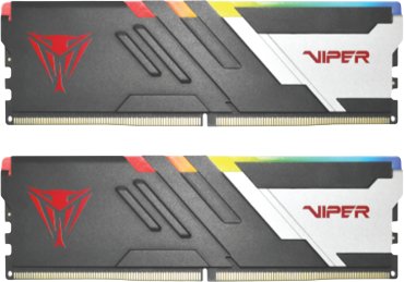 Pamięć Patriot Memory Viper Venom RGB moduł pamięci 64 GB 2 x 32 GB DDR5 6000 MT/s 288-pin DIMM Korekcja ECC (PVVR564G600C36K)
