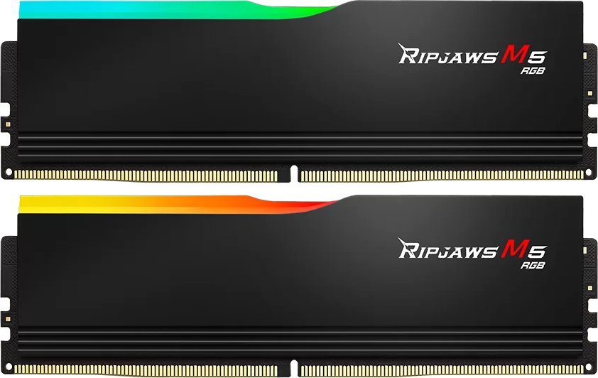 Pamięć G.Skill Ripjaws M5 RGB, DDR5, 48 GB, 5200MHz, CL40 (F5-5200J4040A24GX2-RM5RK)
