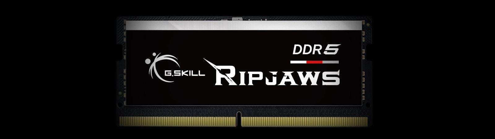 Pamięć do laptopa G.Skill Ripjaws, SODIMM, DDR5, 32 GB, 5600 MHz, CL46 (F5-5600S4645A16GX2-RS)