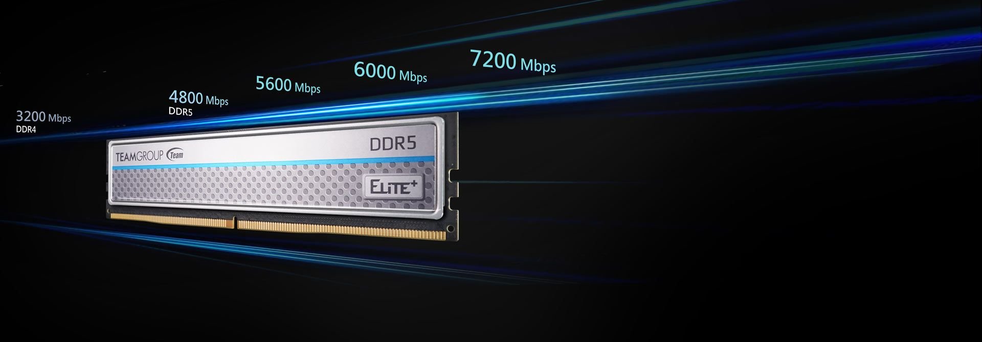 Pamięć TeamGroup Elite Plus, DDR5, 16 GB, 5600MHz, CL46 (TPBD516G5600HC4601)