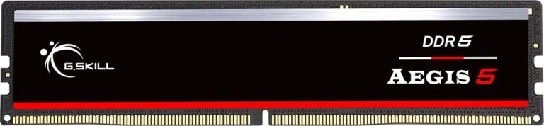 Pamięć G.Skill Aegis 5, DDR5, 32 GB, 5200MHz, CL40 (F5-5200J4040A32GX1-IS)