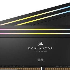 Pamięć Corsair Dominator Titanium RGB, DDR5, 32 GB, 6400MHz, CL32 (CMP32GX5M2B6400C32)