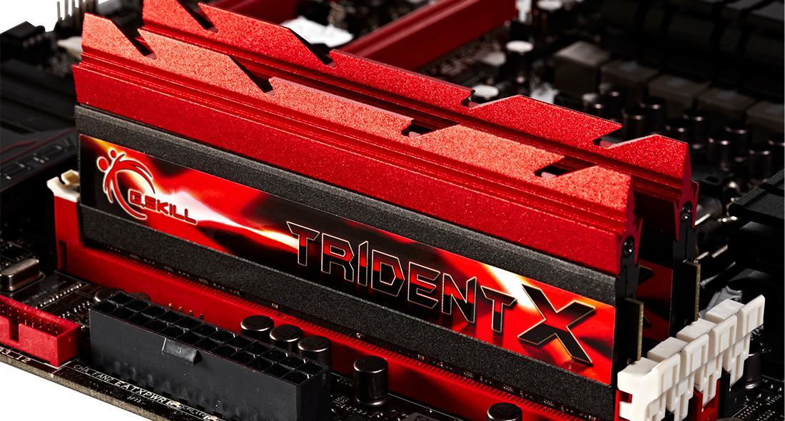 Pamięć G.Skill TridentX, DDR3, 16 GB, 2400MHz, CL10 (F3-2400C10D-16GTX)