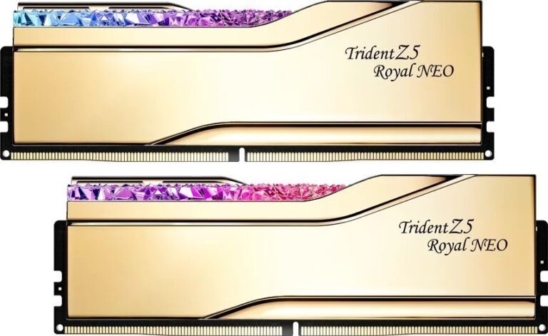 Pamięć G.Skill Trident Z5 Royal Neo, DDR5, 32 GB, 8000MHz, CL38 (F5-8000J3848H16GX2-TR5NG)