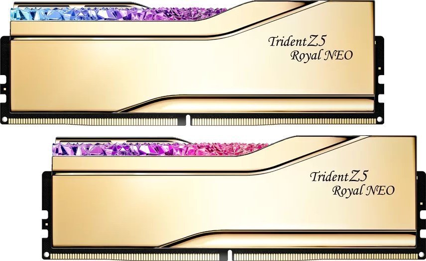 Pamięć G.Skill Trident Z5 Royal Neo, DDR5, 32 GB, 8000MHz, CL38 (F5-8000J3848H16GX2-TR5NG)