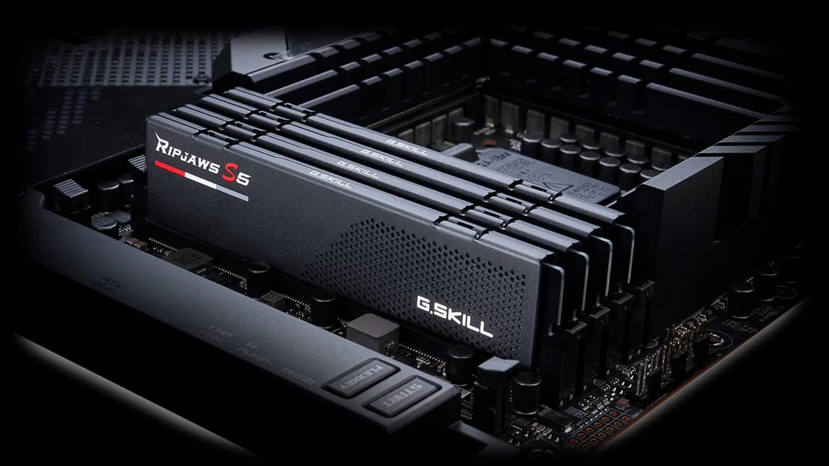 Pamięć G.Skill Ripjaws S5, DDR5, 32 GB, 6000MHz, CL28 (F5-6000J2836G16GX2-RS5K)