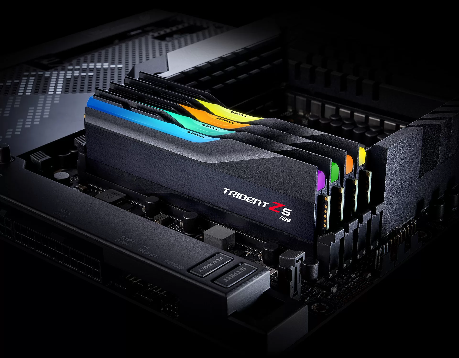 Pamięć G.Skill Trident Z5 RGB, DDR5, 64 GB, 6400MHz, CL32 (F5-6400J3239G32GX2-TZ5RK)