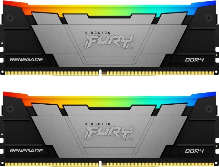 Pamięć Kingston Fury Renegade RGB, DDR4, 16 GB, 3200MHz, CL16 (KF432C16RB2AK2/16)