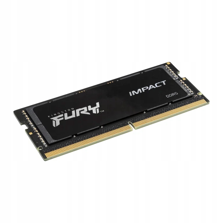 Pamięć do laptopa Kingston Fury Impact, SODIMM, DDR5, 16 GB, 6000 MHz, CL38 (KF560S38IB-16)