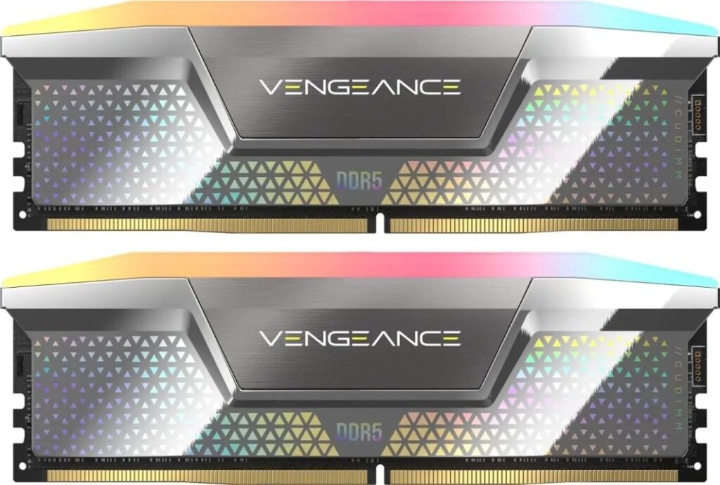 Pamięć Corsair Vengeance RGB, DDR5, 48 GB, 8000MHz, CL38 (CMHC48GX5M2X8000C38)