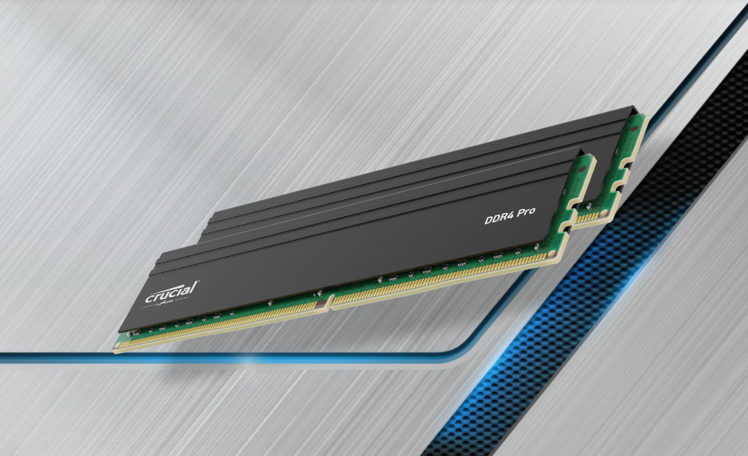 Pamięć Crucial Pro, DDR4, 16 GB, 3200MHz, CL22 (CP16G4DFRA32A)