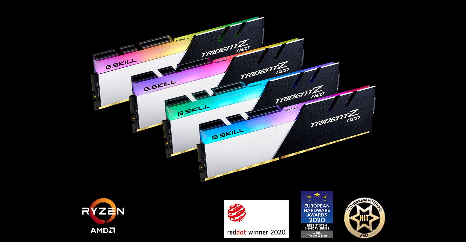 Pamięć G.Skill Trident Z Neo, DDR4, 128 GB, 3600MHz, CL18 (F4-3600C18Q-128GTZN)