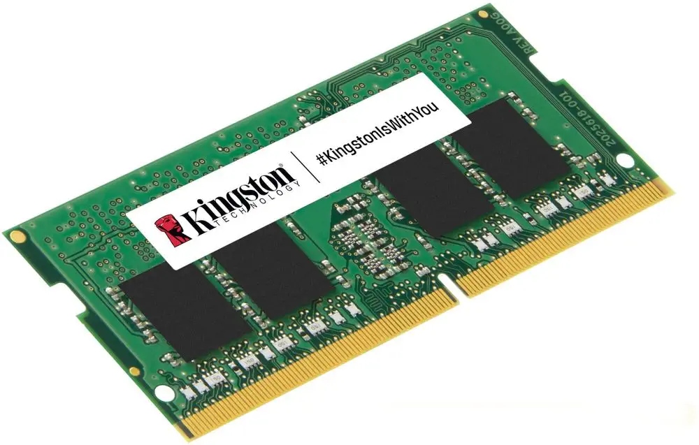Pamięć do laptopa Kingston ValueRAM, SODIMM, DDR4, 4 GB, 3200 MHz, CL22 (KVR32S22S6/4)