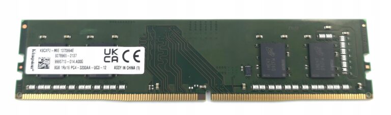 Pamięć Kingston Technology ValueRAM moduł pamięci 8 GB 1 x 8 GB DDR4 288-pin DIMM (KVR32N22S6/8BK)