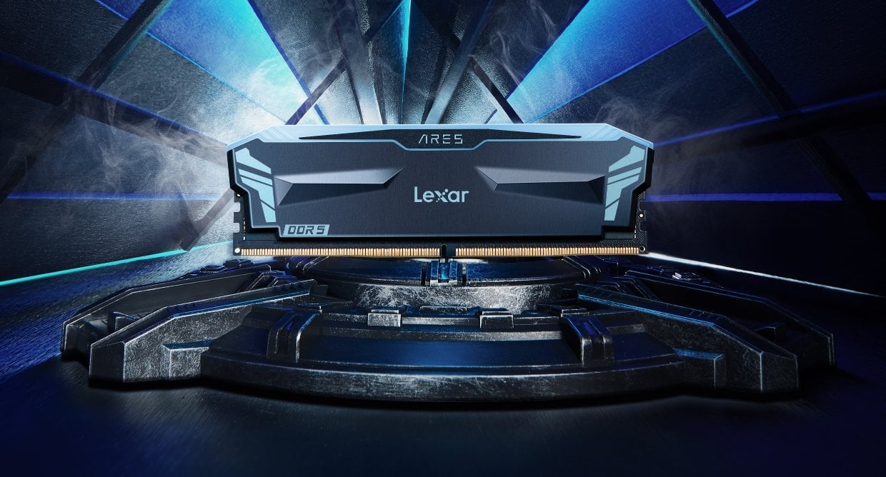 Pamięć Lexar Ares RGB, DDR5, 32 GB, 6800MHz, CL34 (LD5U16G68C34LA-RGD)