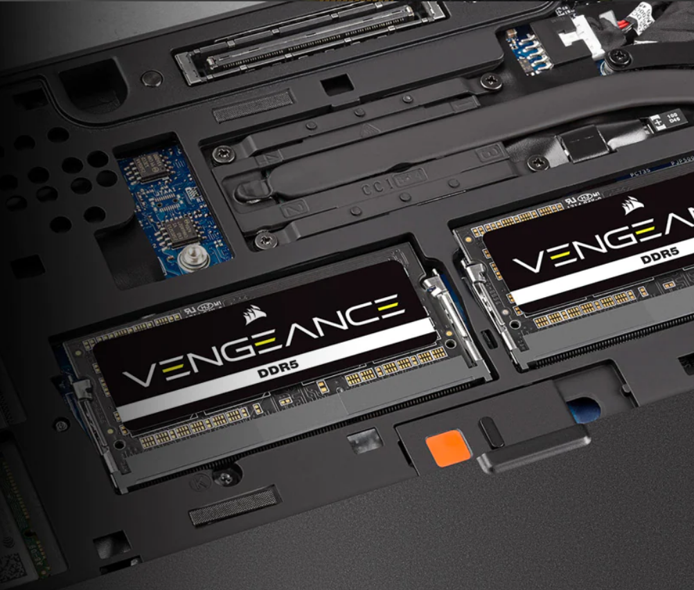 Pamięć do laptopa Corsair Vengeance, SODIMM, DDR5, 24 GB, 4800 MHz, CL40 (CMSX24GX5M1A4800C40)