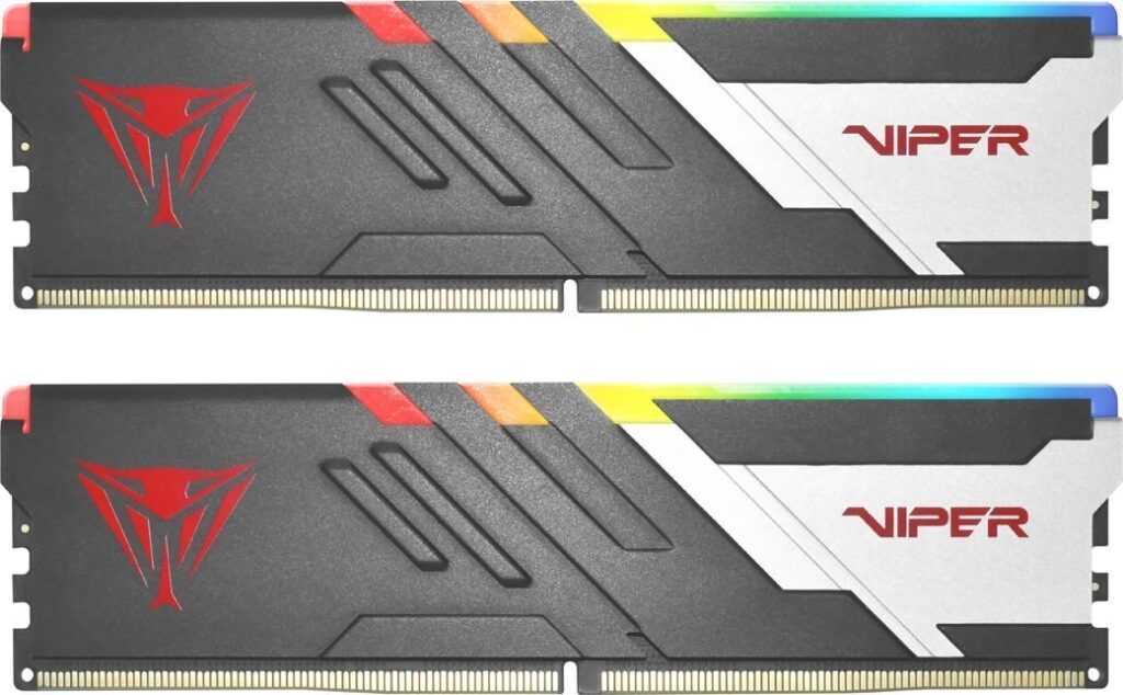 Pamięć Patriot Viper Venom RGB, DDR5, 32 GB, 6000MHz, CL30 (PVVR532G600C30K)