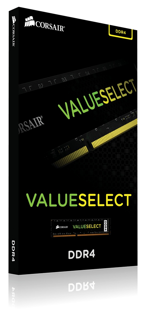 Pamięć Corsair Value Select, DDR4, 8 GB, 2666MHz, CL18 (CMV8GX4M1A2666C18)