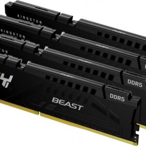 Pamięć Kingston Fury Beast, DDR5, 128 GB, 5600MHz, CL40 (KF556C40BBK4-128)