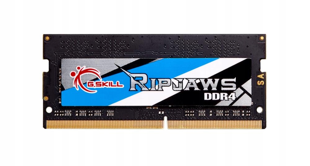 Pamięć do laptopa G.Skill Ripjaws, SODIMM, DDR4, 16 GB, 2666 MHz, CL19 (F4-2666C19S-16GRS)