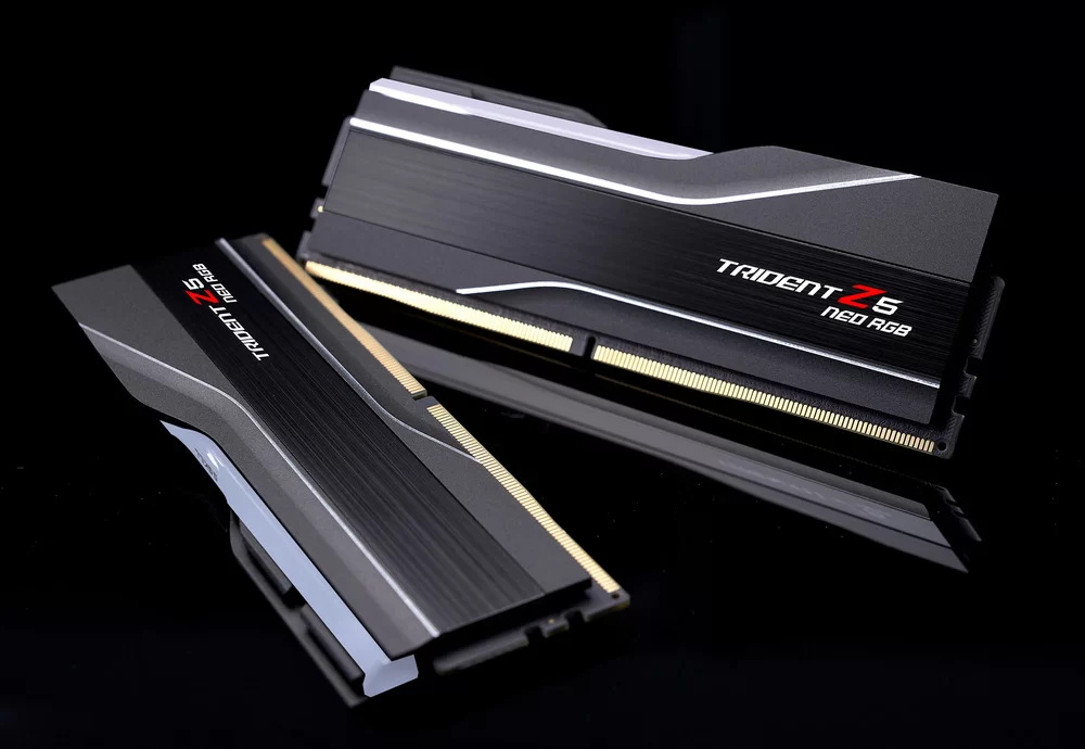 Pamięć G.Skill Trident Z5 Neo RGB, DDR5, 64 GB, 6000MHz, CL30 (F5-6000J3040G32GX2-TZ5NR)