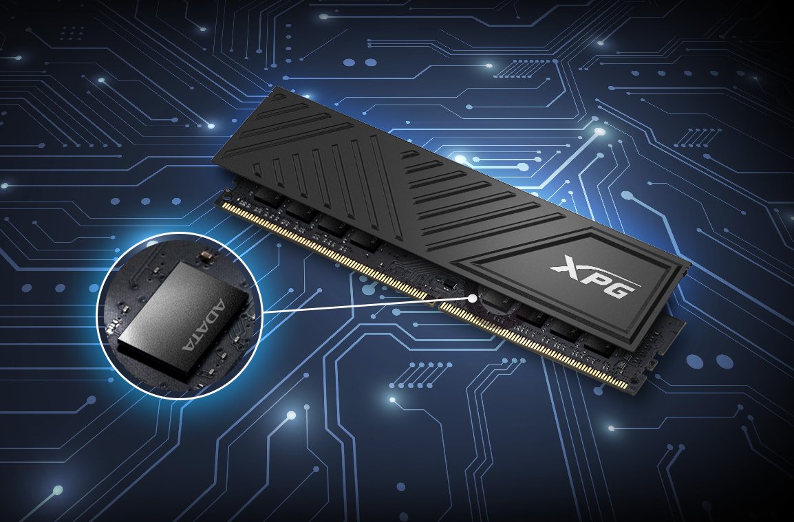 Pamięć ADATA XPG Gammix D35, DDR4, 32 GB, 3200MHz, CL16 (AX4U320016G16A-DTBKD35)