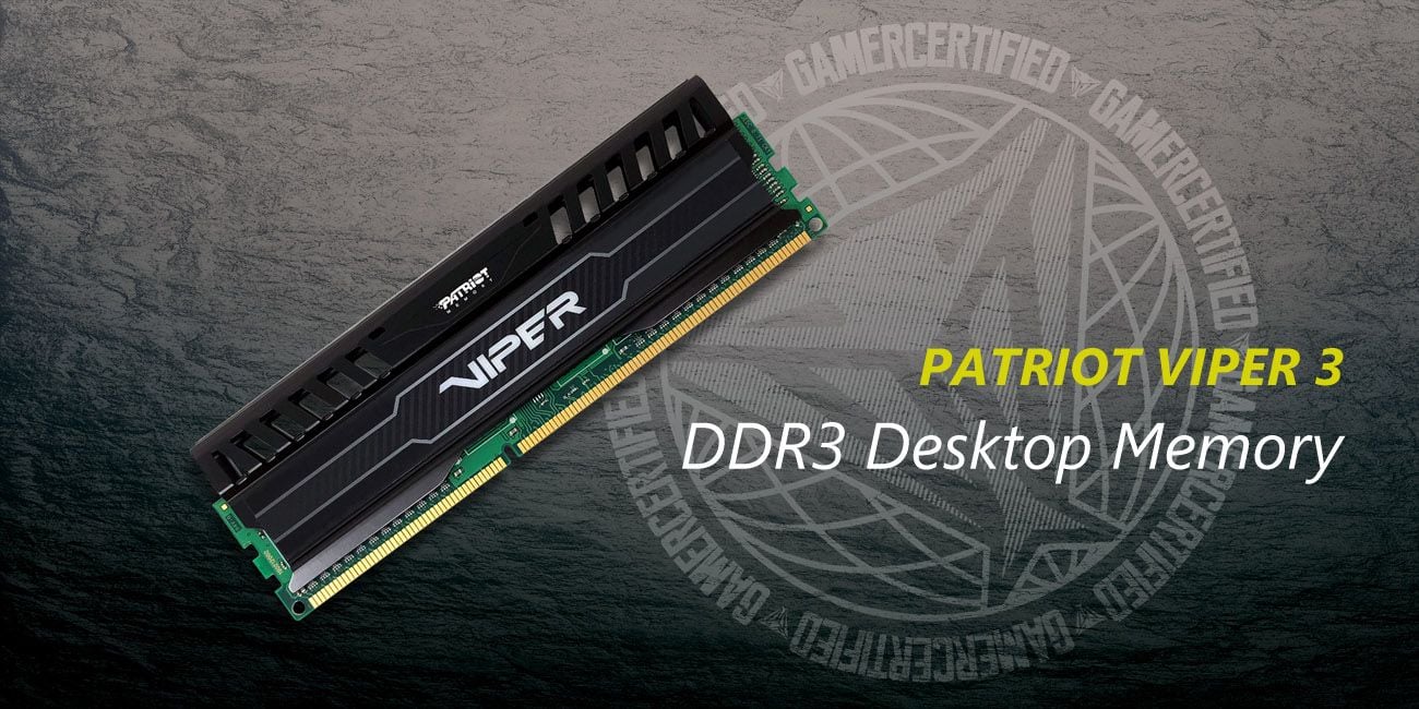 Pamięć Patriot Viper 3, DDR3, 16 GB, 1600MHz, CL9 (PV316G160C9K)