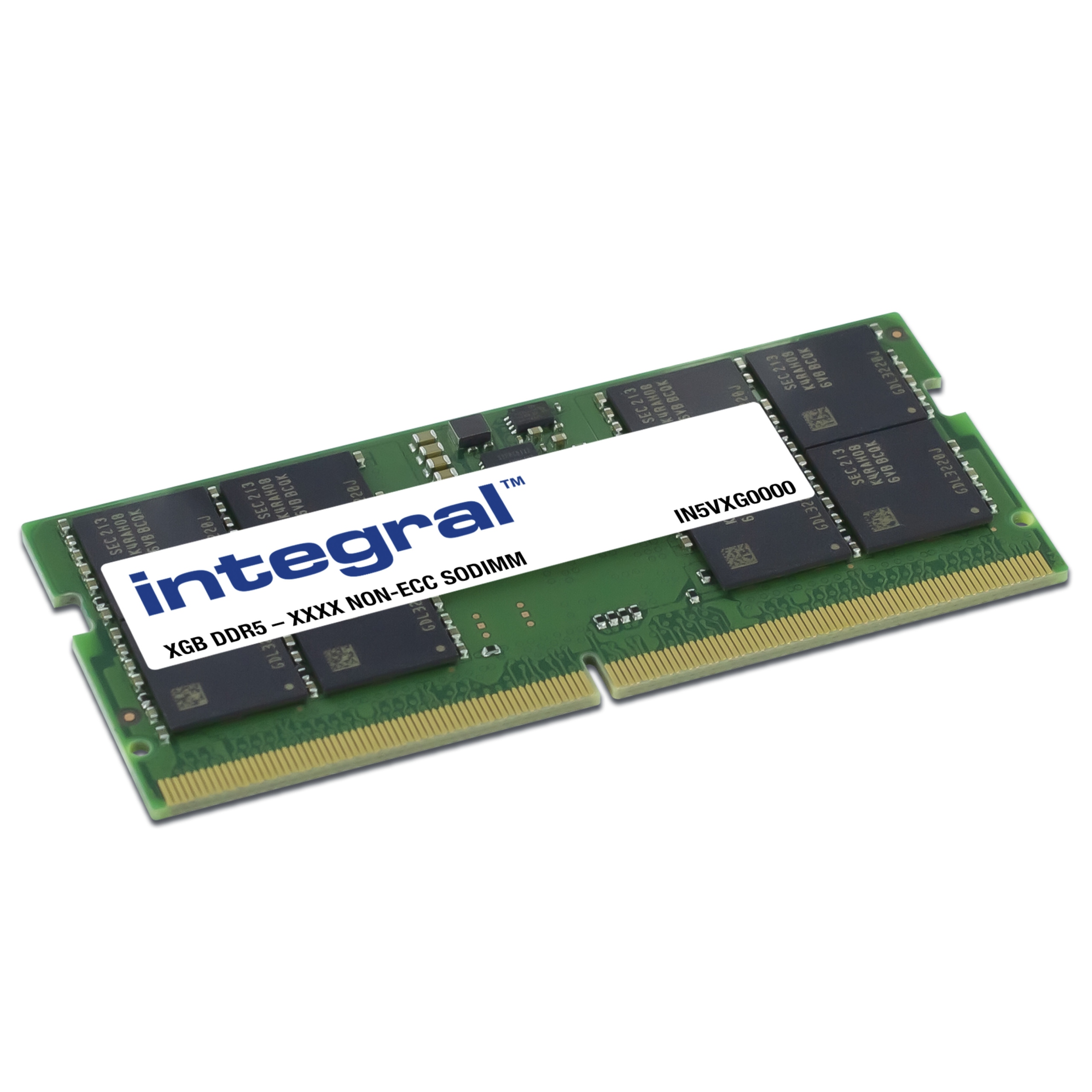 Pamięć do laptopa Integral Moduł pamięci 8 GB 1 x 8 GB DDR5 262-pin SO-DIMM (IN5V8GNHWBX)