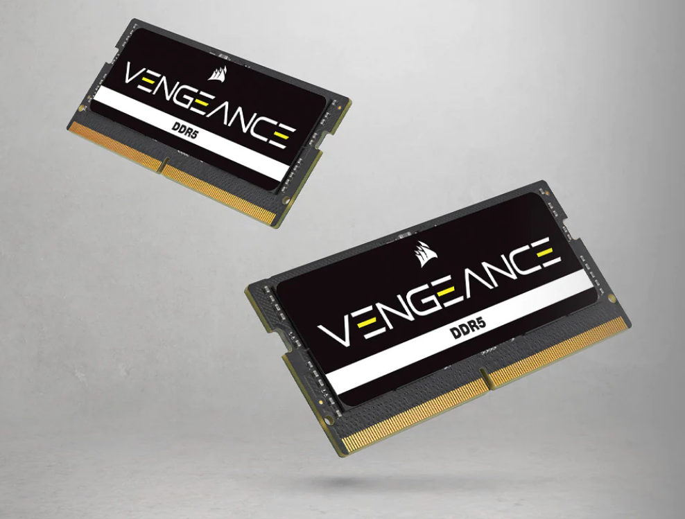 Pamięć do laptopa Corsair Vengeance, SODIMM, DDR5, 8 GB, 4800 MHz, CL40 (CMSX8GX5M1A4800C40)