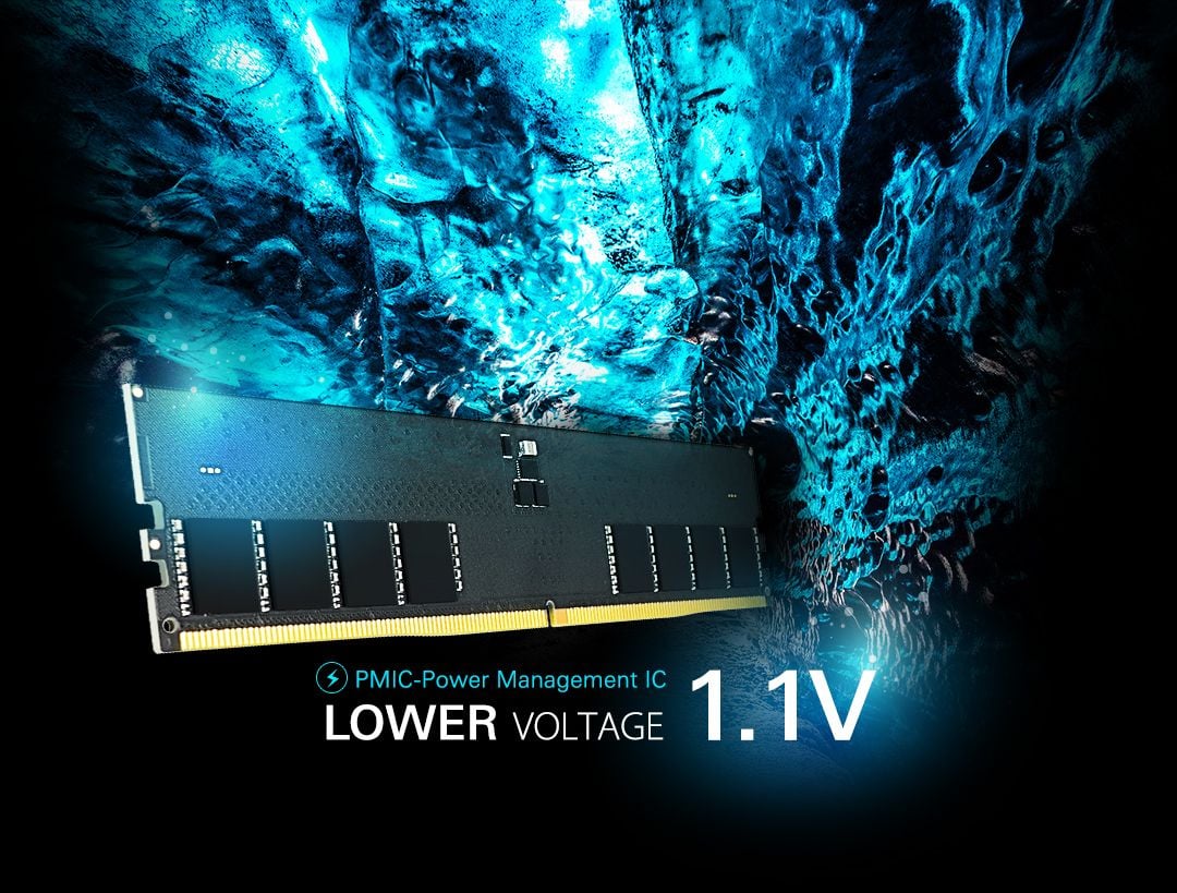 Pamięć Silicon Power DDR5, 16 GB, 4800MHz, CL40 (SP016GBLVU480F02)