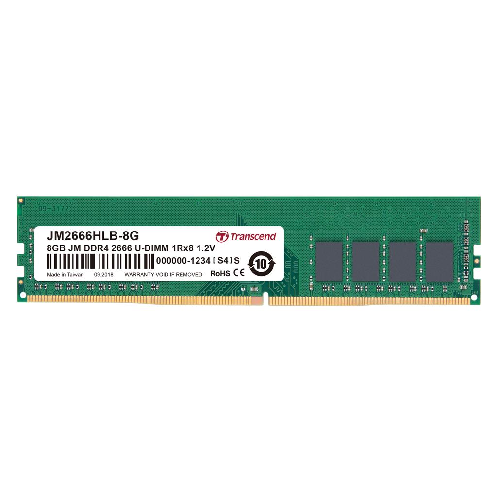Pamięć Transcend JetRam, DDR4, 8 GB, 2666MHz, CL19 (JM2666HLB-8G)