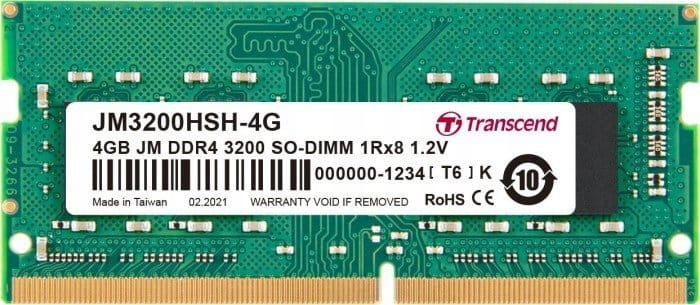 Pamięć do laptopa Transcend JetRam JM3200HSH-4G 4GB 3200MHz