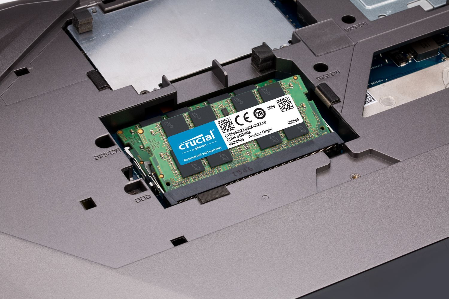 Pamięć do laptopa Crucial SODIMM, DDR4, 32 GB, 3200 MHz, CL22 (CT32G4SFD832A)