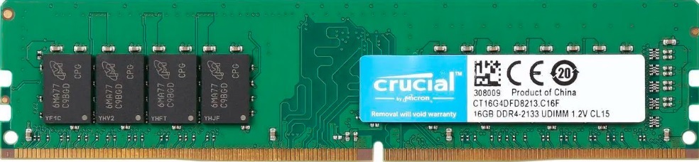 Pamięć Crucial DDR4, 16 GB, 2133MHz, CL15 (CT16G4DFD8213)