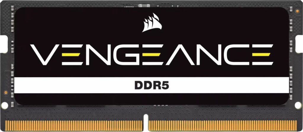 Pamięć do laptopa Corsair Vengeance, SODIMM, DDR5, 24 GB, 5200 MHz, CL44 (CMSX24GX5M1A5200C44)
