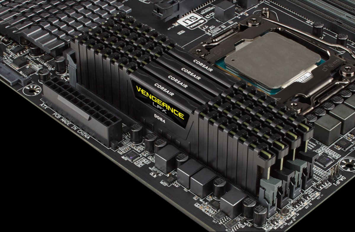 Pamięć Corsair Vengeance LPX, DDR4, 16 GB, 2133MHz, CL13 (CMK16GX4M2A2133C13)