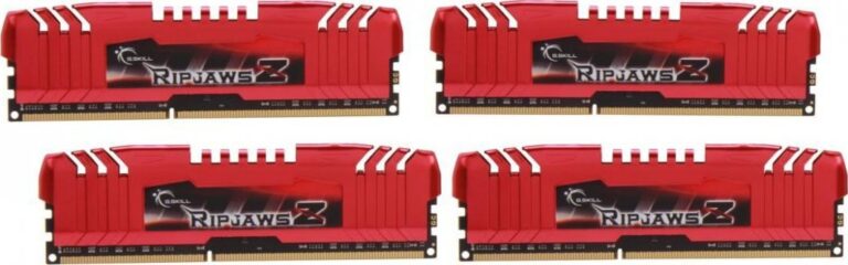 Pamięć G.Skill RipjawsZ, DDR3, 32 GB, 1600MHz, CL10 (F3-12800CL10Q-32GBZL)