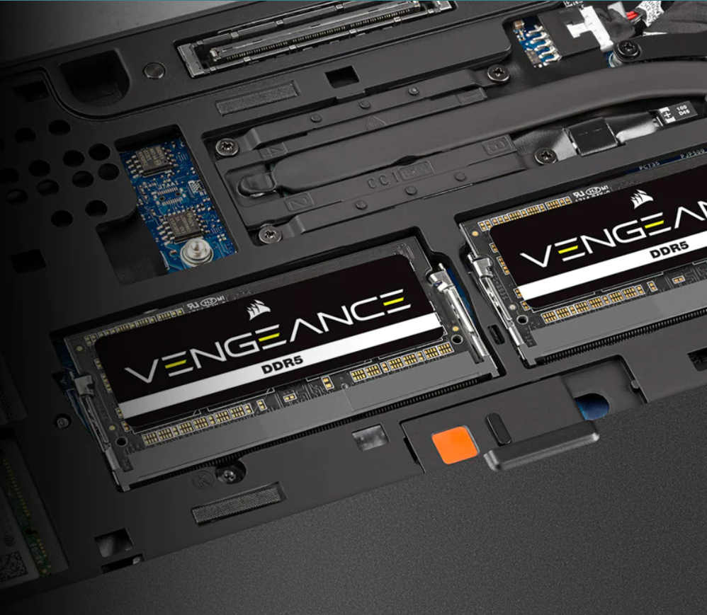 Pamięć do laptopa Corsair Vengeance, SODIMM, DDR5, 64 GB, 5200 MHz, CL44 (CMSX64GX5M2A5200C44)