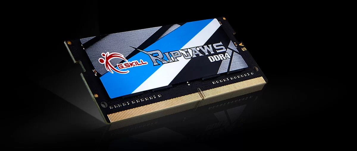 Pamięć do laptopa G.Skill Ripjaws, SODIMM, DDR4, 16 GB, 3200 MHz, CL22 (F4-3200C22D-16GRS)