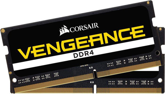 Pamięć do laptopa Corsair Vengeance, SODIMM, DDR4, 32 GB, 2666 MHz, CL18 (CMSX32GX4M2A2666C18)
