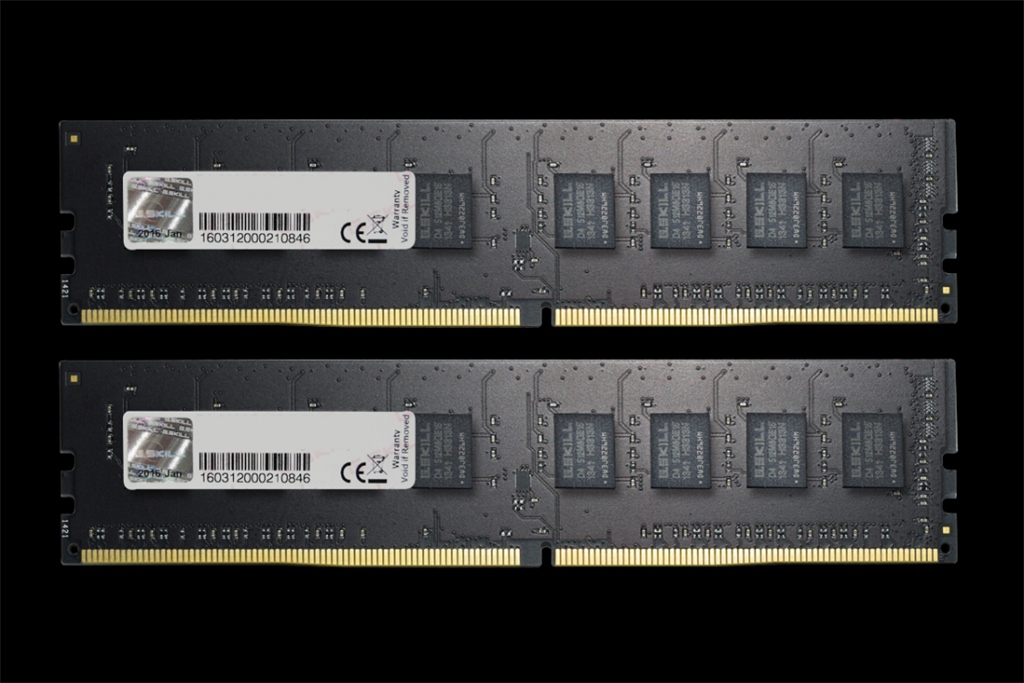 Pamięć G.Skill Value, DDR4, 16 GB, 2400MHz, CL17 (F4-2400C17D-16GNT)