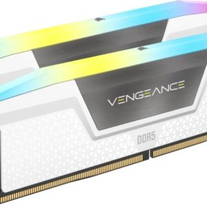 Pamięć Corsair Vengeance RGB, DDR5, 32 GB, 6000MHz, CL38 (CMH32GX5M2D6000Z38W)