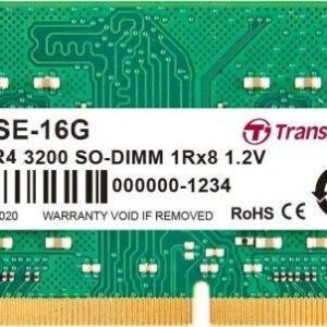 Pamięć do laptopa Transcend JetRam, SODIMM, DDR4, 16 GB, 3200 MHz, CL22 (JM3200HSE-16G)