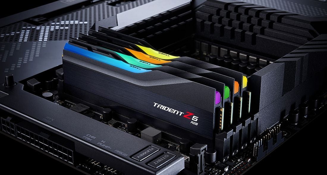 Pamięć G.Skill Trident Z5 RGB, DDR5, 32 GB, 6000MHz, CL32 (F5-6000J3238F16GX2-TZ5RK)