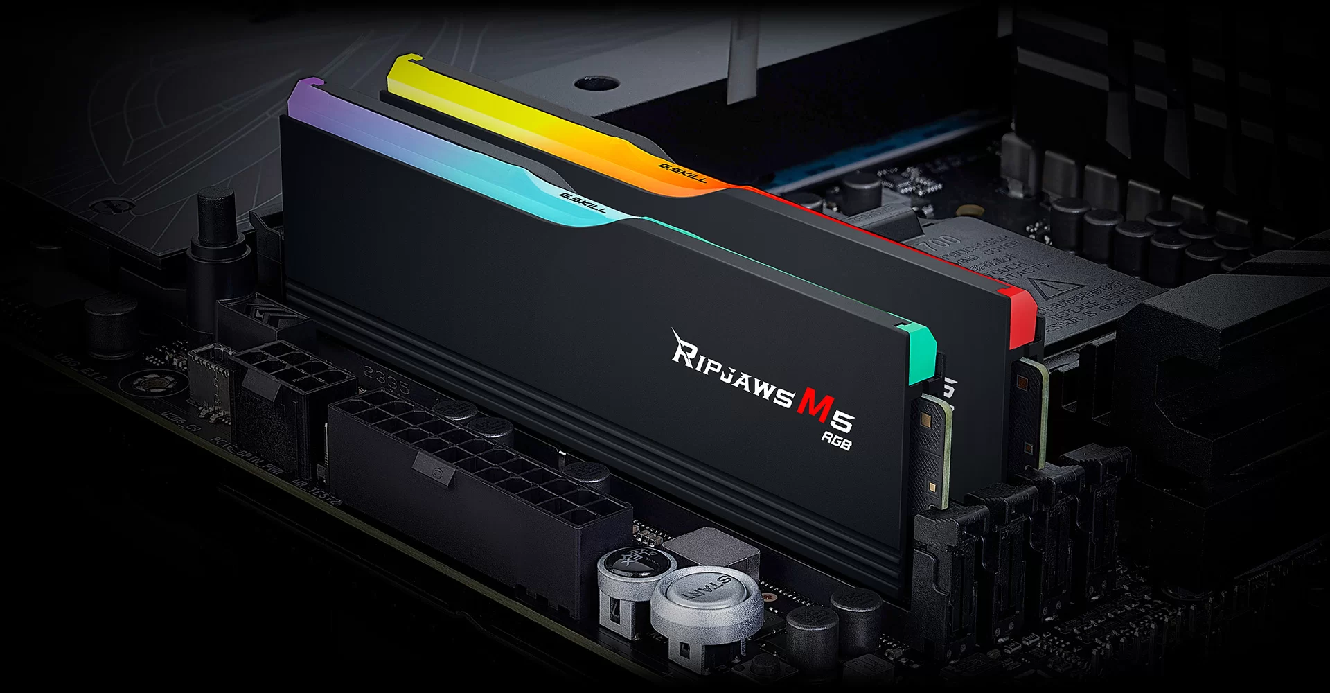 Pamięć G.Skill Ripjaws M5 RGB, DDR5, 32 GB, 6400MHz, CL32 (F5-6400J3239G16GX2-RM5RK)