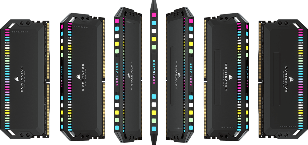 Pamięć Corsair Dominator Platinum RGB, DDR5, 64 GB, 6600MHz, CL32 (CMT64GX5M2B6600C32)