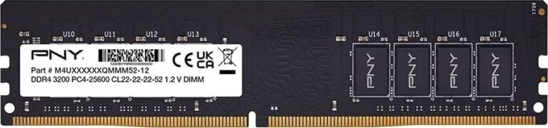Pamięć PNY Performance, DDR4, 16 GB, 3200MHz, CL22 (MD16GSD43200-TB)